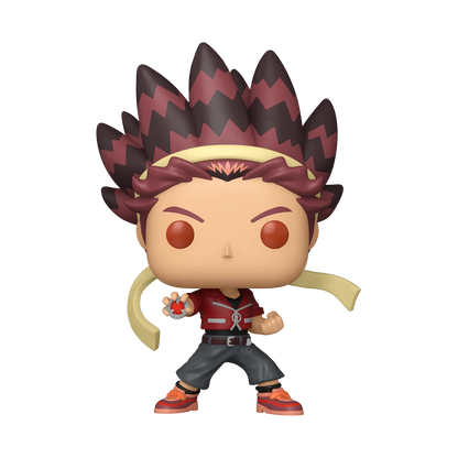 My Store Beyblade X Robin Kazami Funko Pop vinyl figure featuring spiky hair and red outfit in stylized design