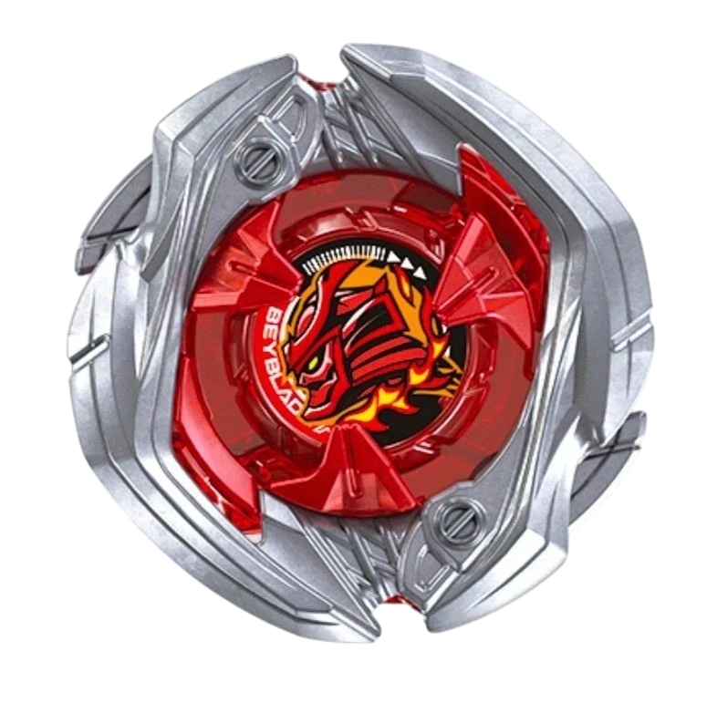 My Store Takara Tomy Beyblade X SamuraiSaber attack top with red blade and silver metal ratchet