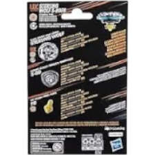 My Store Sterling Wolf 3-80FB Beyblade X packaging back showing product details, components, and safety information.