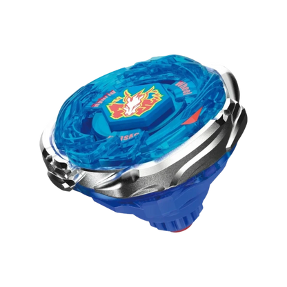 My Store BX-00 Storm Pegasus Beyblade X attack type top with blue translucent blade and metal die-cast accents