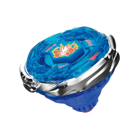 My Store BX-00 Storm Pegasus Beyblade X attack type top with blue translucent blade and metal die-cast accents