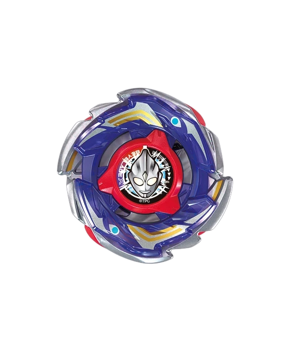 My Store authentic Takara Tomy Beyblade X CX-00 Tiga Rage FT3-60T top view with blue and silver blade design