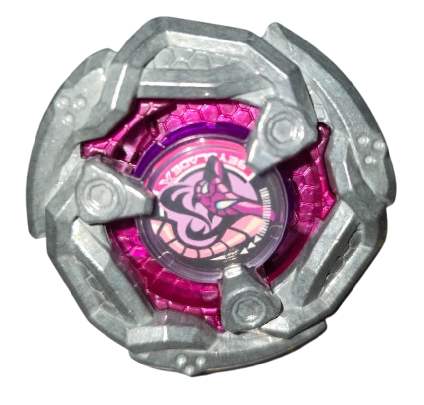 My Store Takara Tomy ViperTail 5-70D Beyblade X BX-35 06, silver and pink