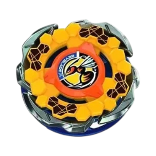 My Store Fort Hornet Beyblade X parts including main blade, lock chip, and R assist blade in metallic grey finish.
