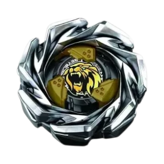 My Store authentic Hasbro Beyblade X Crest Leon blade component in metallic silver with lion emblem detail