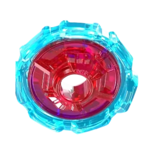 My Store Beyblade X Optimus Prime 7-70 Ratchet part in translucent blue and red plastic