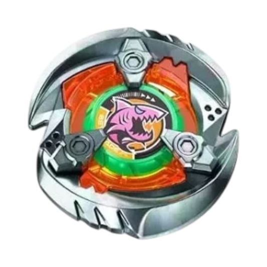 My Store Hasbro Beyblade X Gill Shark stamina type blades with various ratchet and bit components in multiple colors