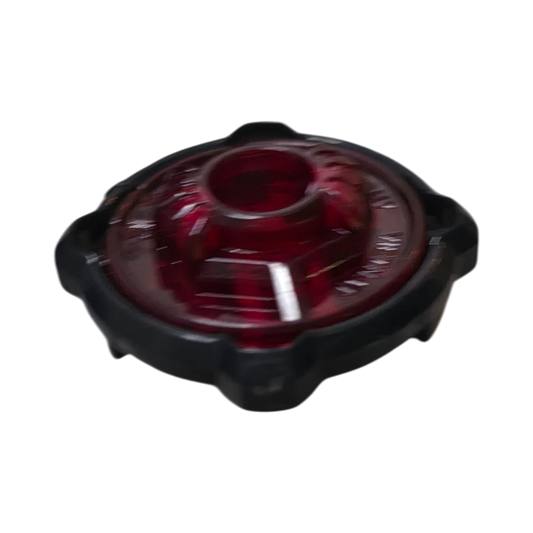 My Store authentic Hasbro Beyblade X 4-70 Ratchet part in translucent red and black plastic