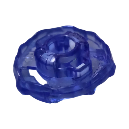 My Store authentic Hasbro Beyblade X 9-65 Ratchet part in a translucent blue recolor from X-treme Expansion Pack