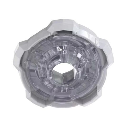 My Store authentic Hasbro Beyblade X 5-60 Ratchet part in clear plastic with white accents