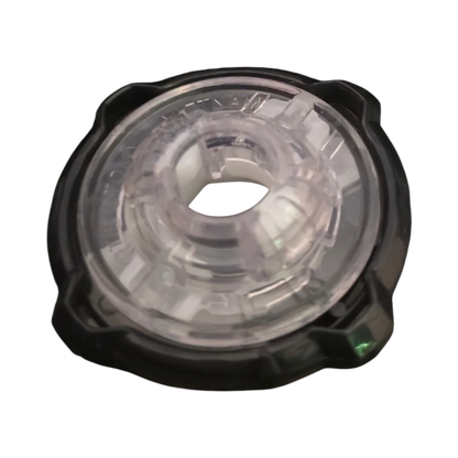 My Store authentic Hasbro Beyblade X 4-60 Ratchet part in clear and black plastic, new condition.