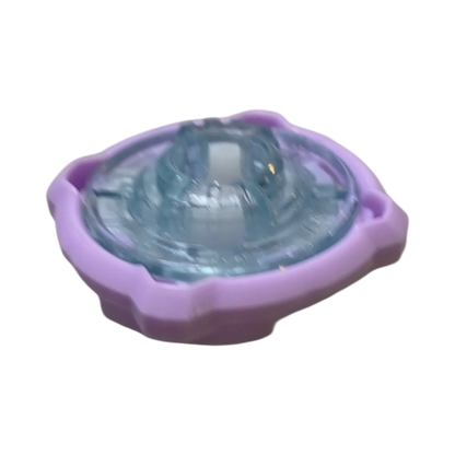 My Store authentic Hasbro Beyblade X 4-60 Ratchet part in light purple and clear plastic, new condition.