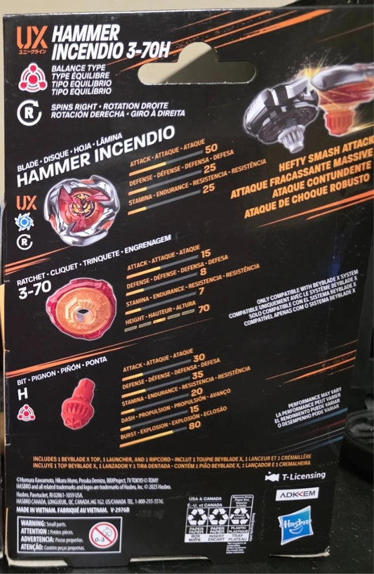 Hammer Incendio 3-70H スターター