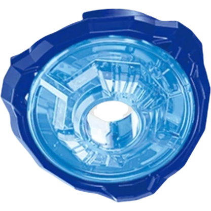 My Store UX-17 Meteor Dragoon Beyblade X left-spin attack blade in translucent blue plastic